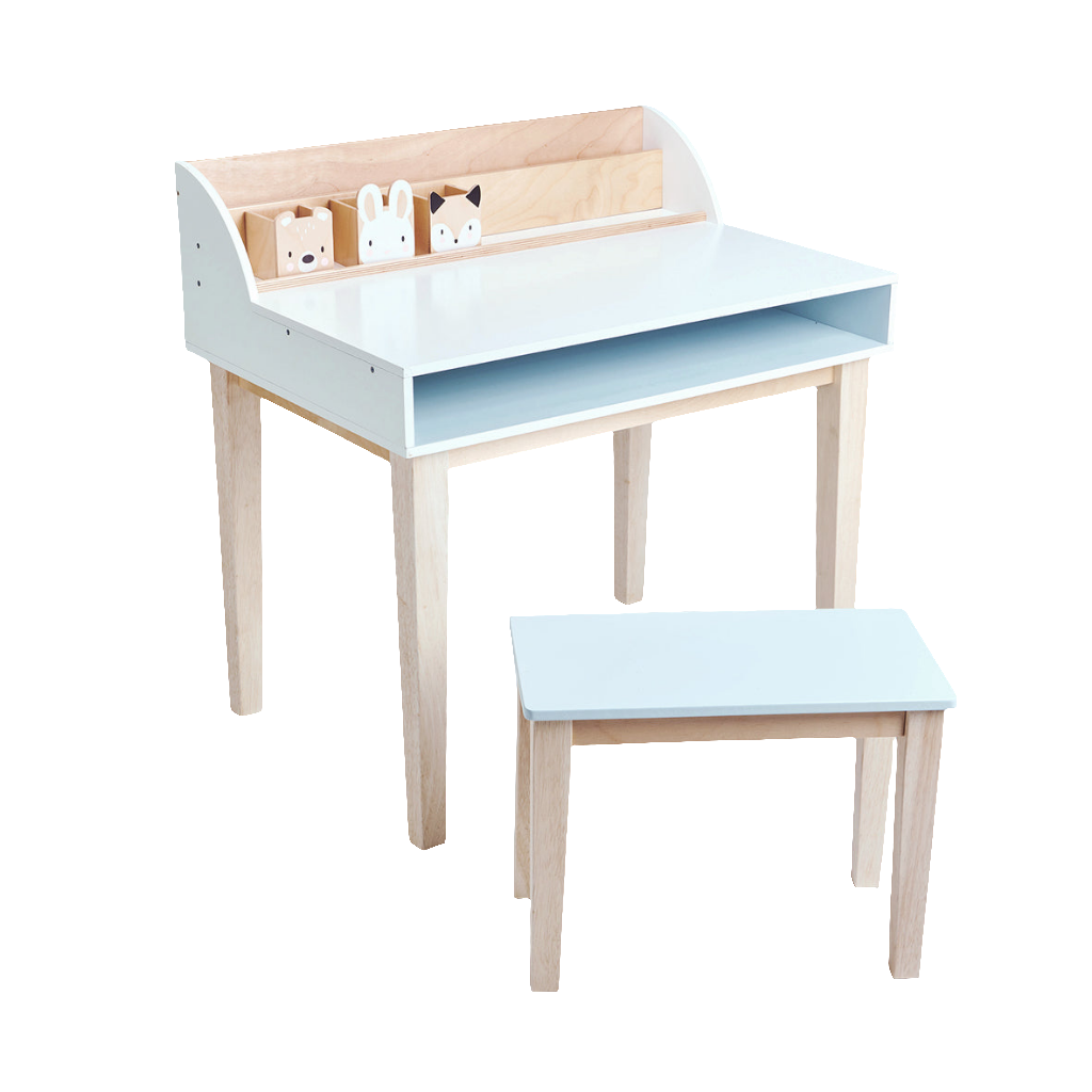 Wooden Desk and Chair Set Kids Furniture Froglet Toys