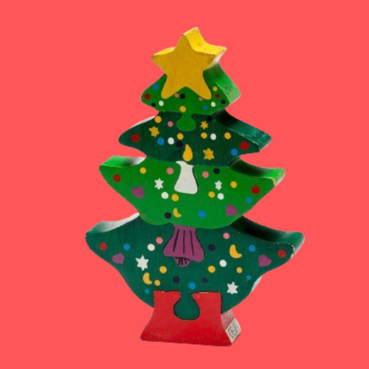 Christmas Tree Wooden Puzzle