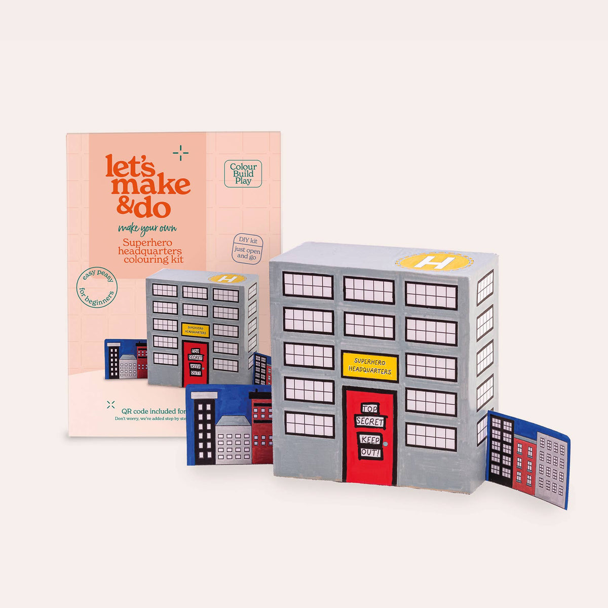 Superhero Craft Bundle | Peg Doll & Superhero Headquarters