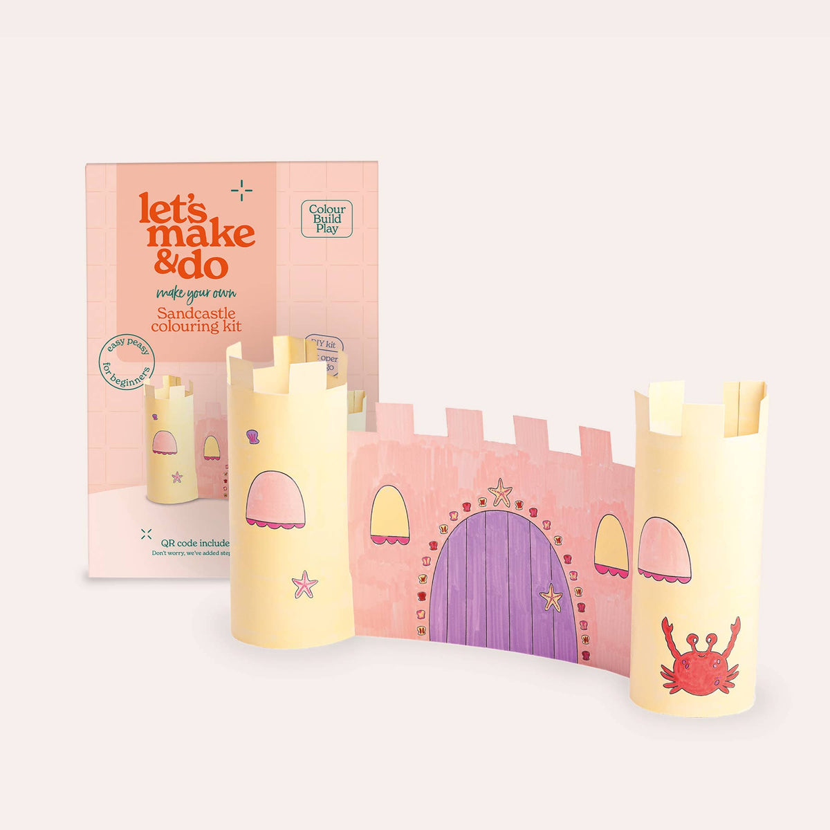 Mermaid Craft Bundle | Mermaid Peg Doll & Sandcastle Kit