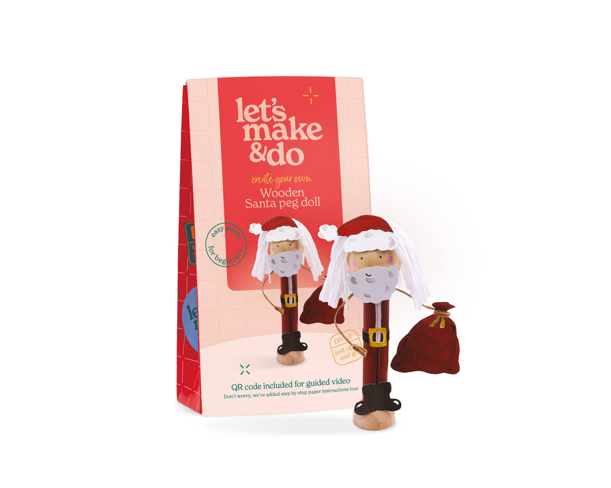Christmas Santa & Gingerbread House Craft Kit Bundle