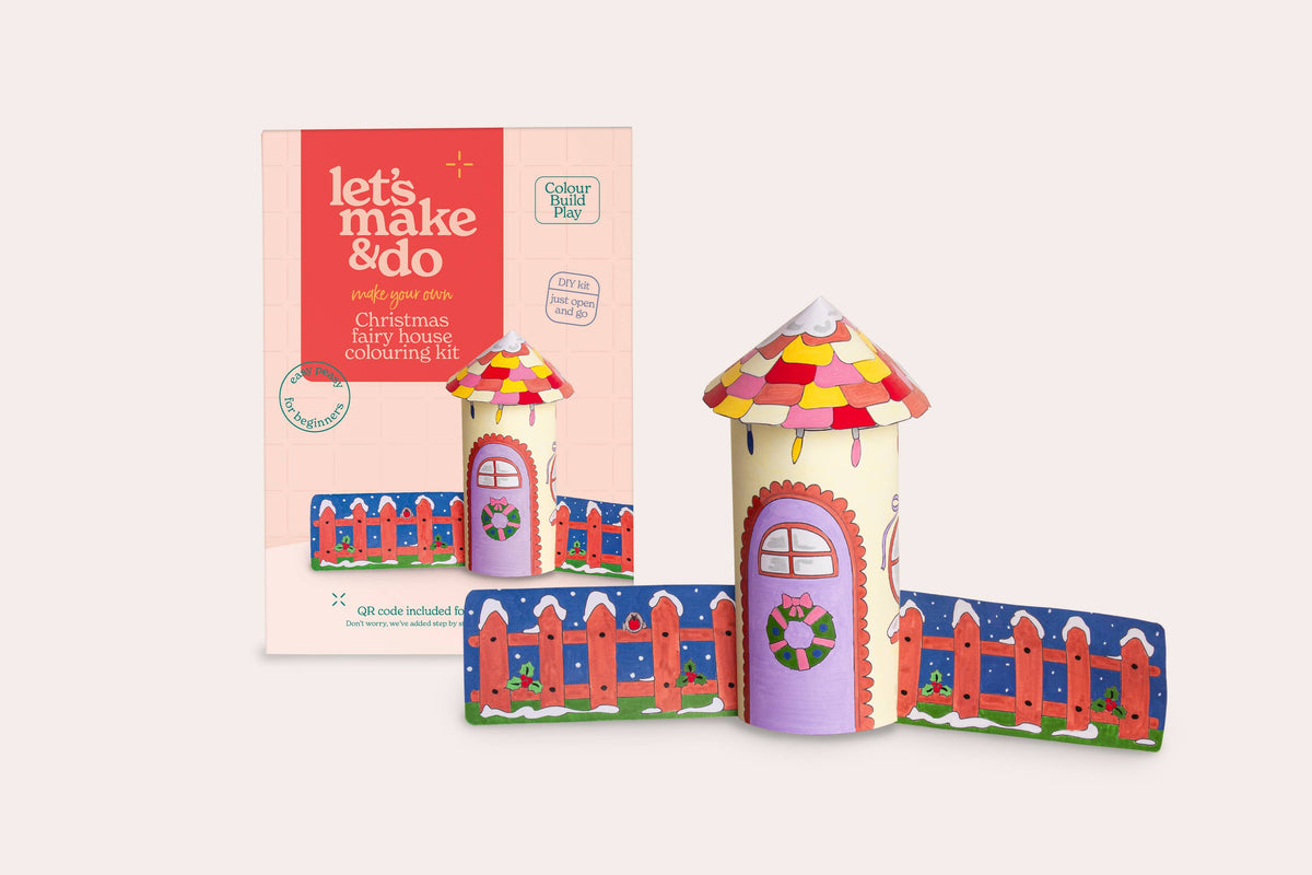 Christmas Fairy Craft Kit Bundle | Make a Fairy & House Set