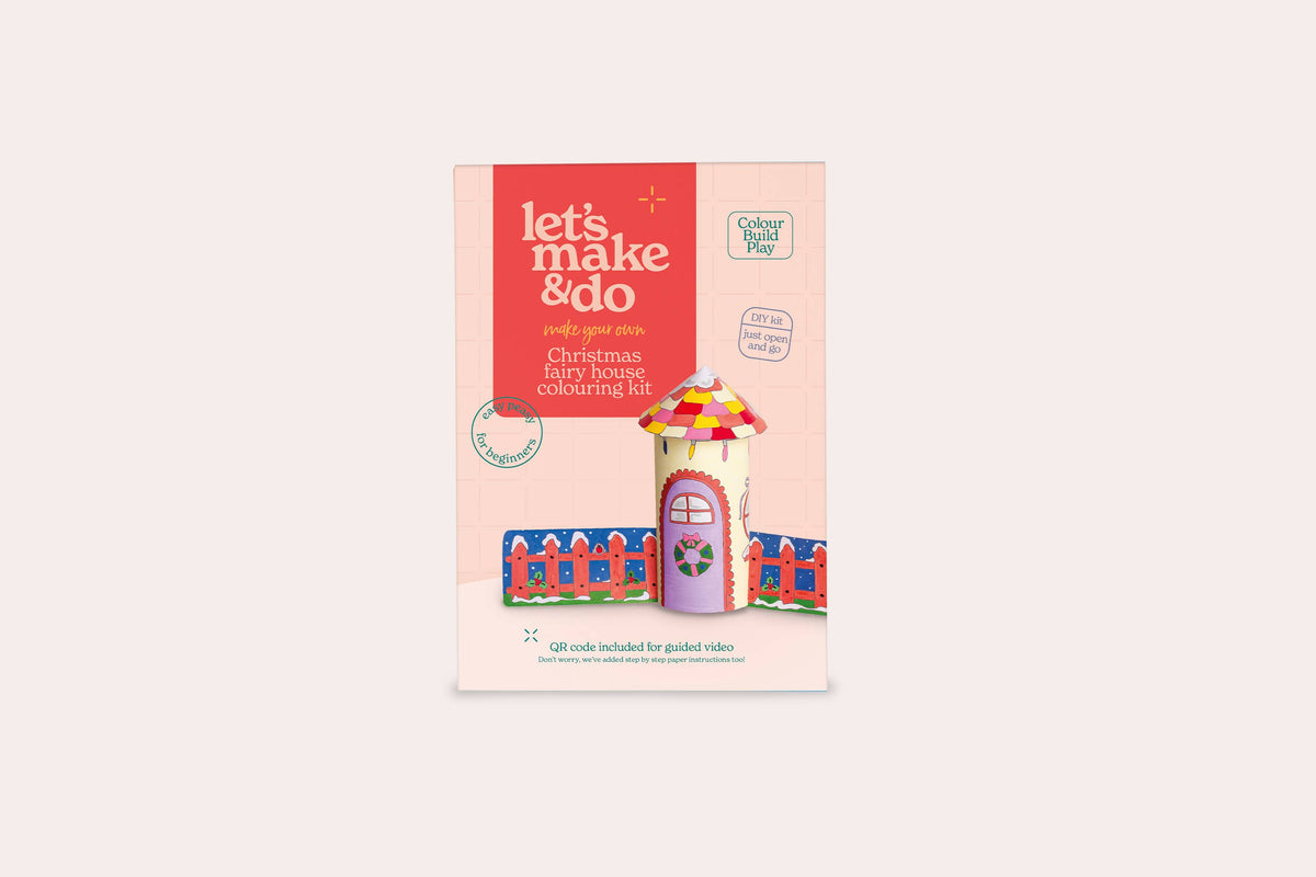 Christmas Fairy Craft Kit Bundle | Make a Fairy & House Set