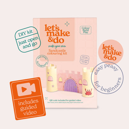 Mermaid Craft Bundle | Mermaid Peg Doll & Sandcastle Kit
