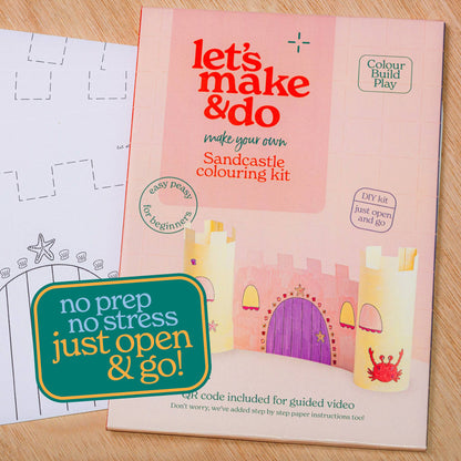 Mermaid Craft Bundle | Mermaid Peg Doll & Sandcastle Kit