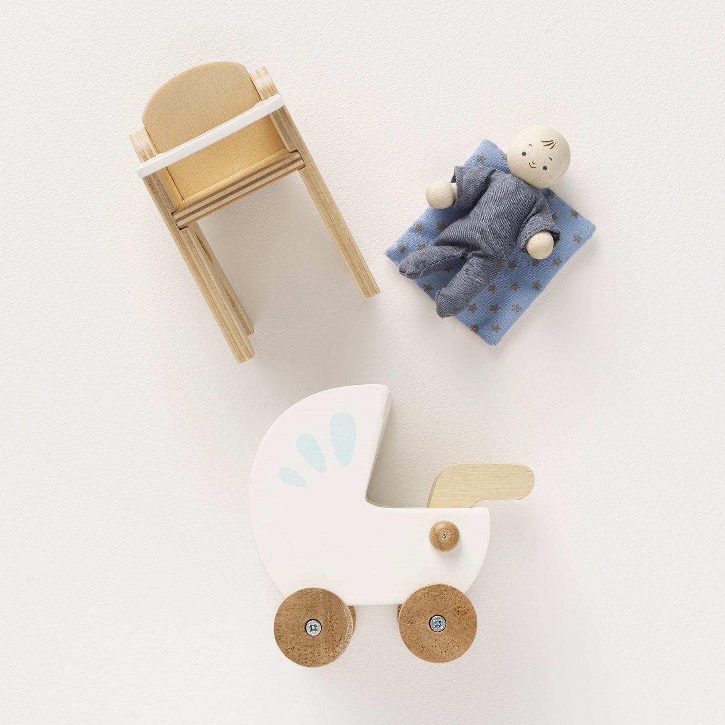 Dolls House Baby and Nursery Set