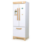 Tenderleaf wooden refrigerator toy for pretend kitchen play, from Froglet Toys
