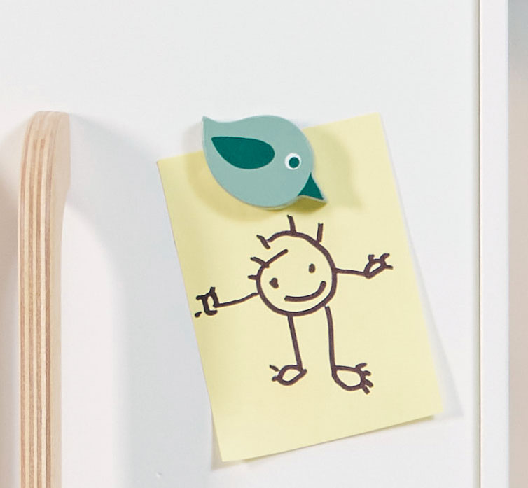 Tenderleaf wooden refrigerator toy for pretend kitchen play, from Froglet Toys
