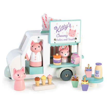 Merrywood Tales Bundle - Kitty's Van, Robin's Nest Box, Penny Windmill, Sandy's Beach hut