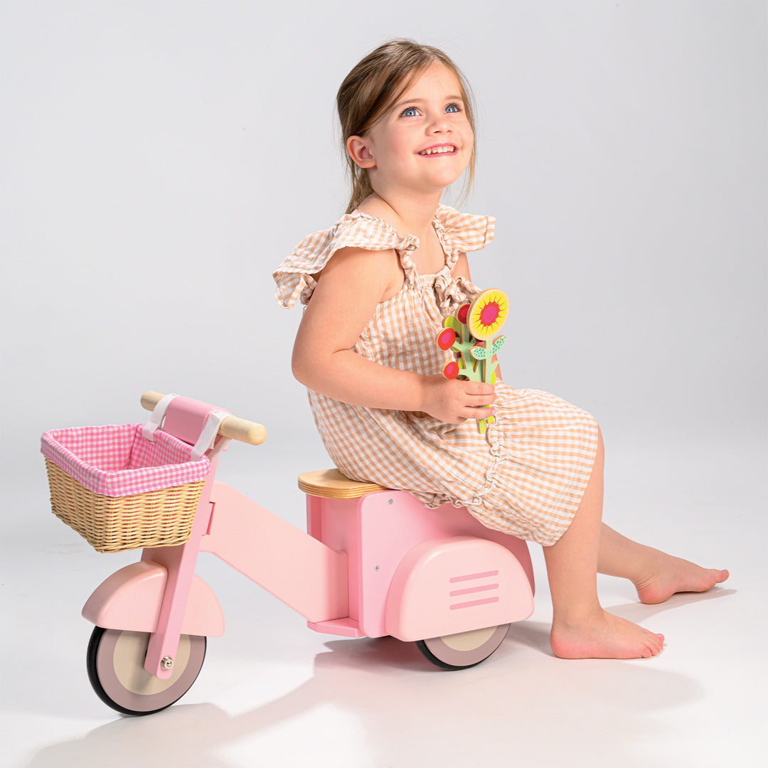 Tender Leaf Toys Scooter with Basket
