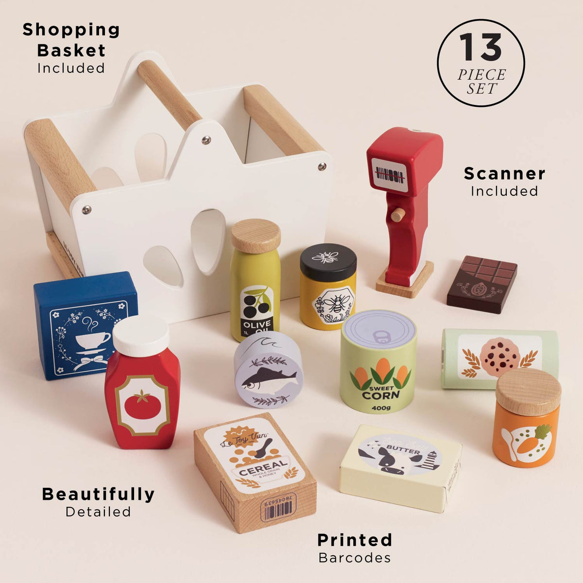 Le Toy Van Groceries Set and Scanner