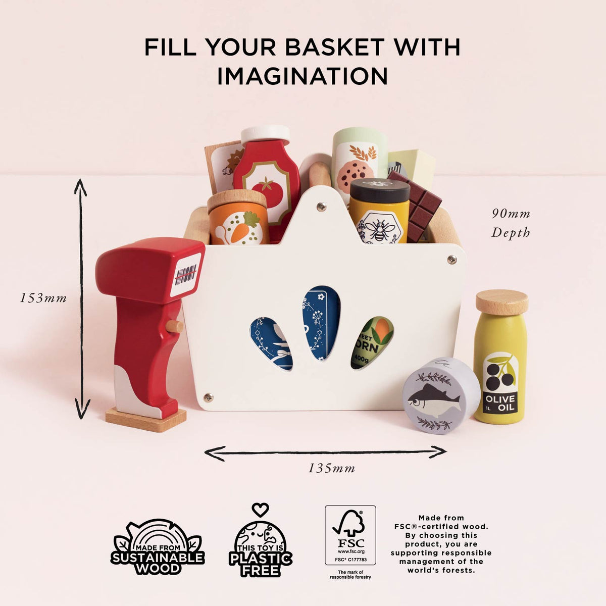 Le Toy Van Groceries Set and Scanner