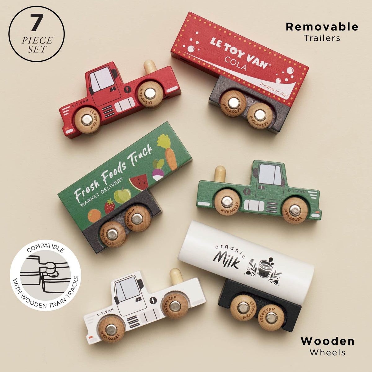 Le Toy Van Trailer Truck Set