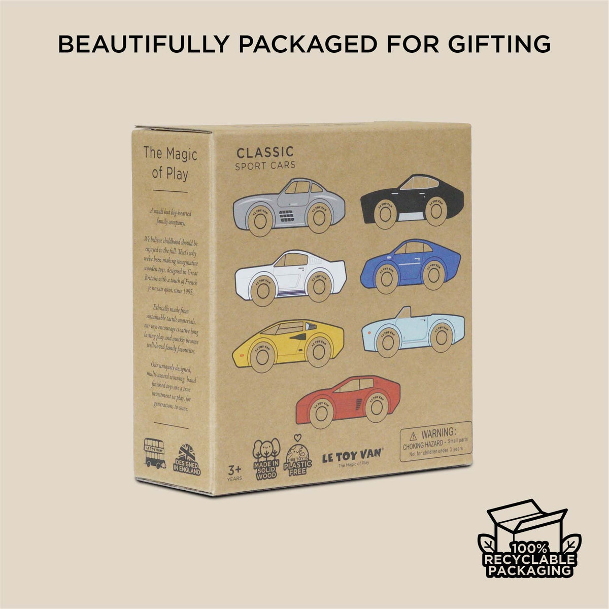 Le Toy Van Classic Sports Car Set