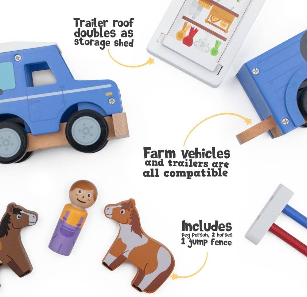 Jeep and Horse Trailer