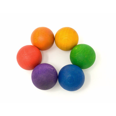 6 Rainbow Balls