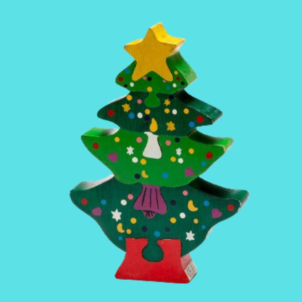 Christmas Tree Wooden Puzzle