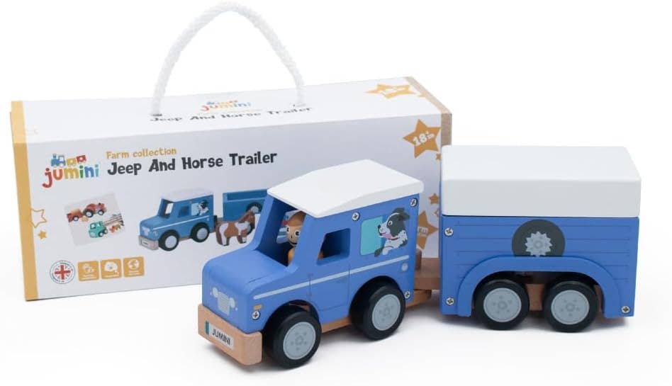 Jeep and Horse Trailer