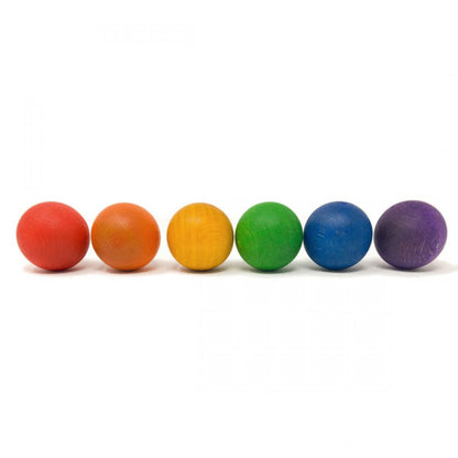 6 Rainbow Balls
