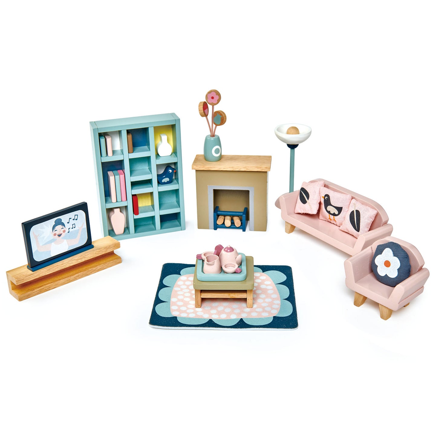 Doll Family and Furniture Bundle