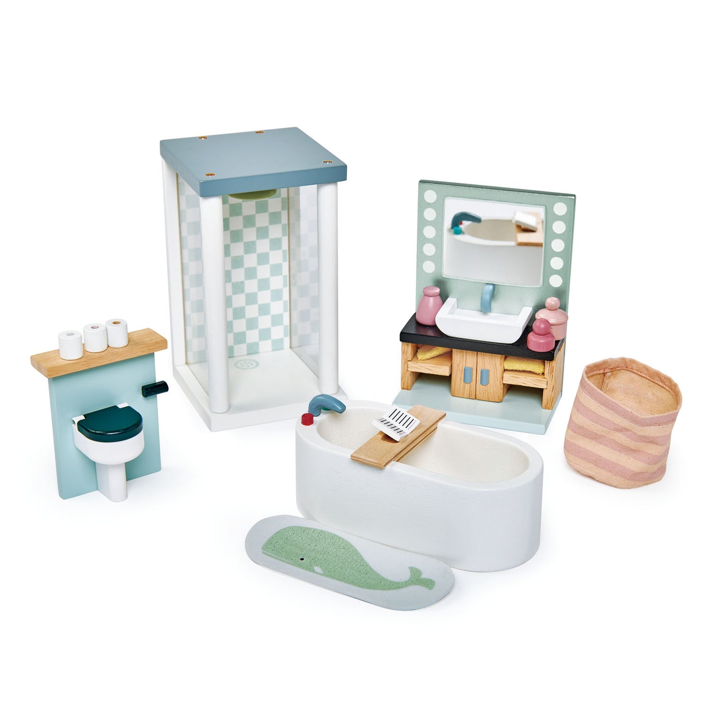 Doll Family and Furniture Bundle