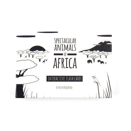 Educational African animal flash cards for kids - Froglet Toys
