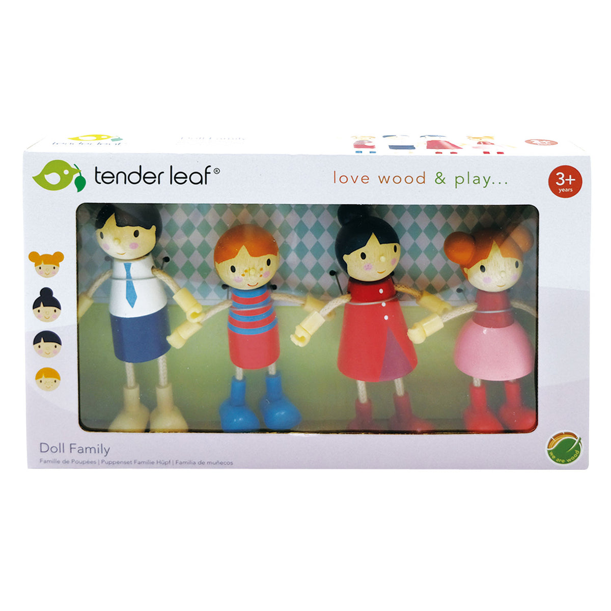The Doll Family toy set from Froglet Toys

