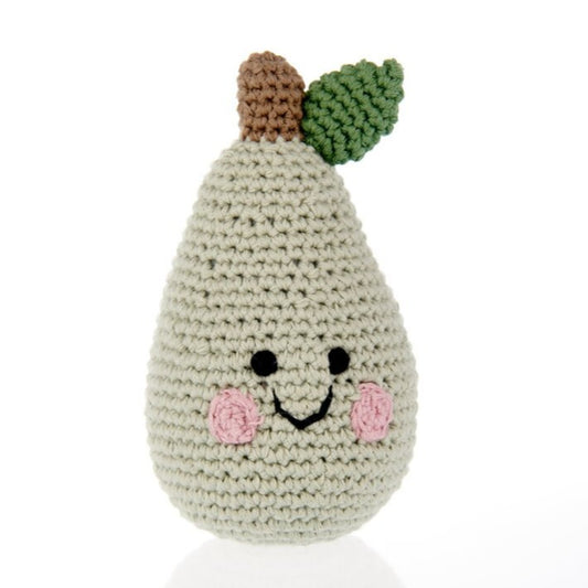 Fairtrade Crochet Pear Rattle