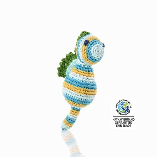 Fairtrade Crochet Seahorse Rattle